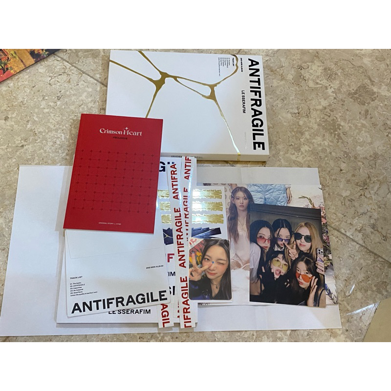 lesserafim antifragile album only / eunchae photocard