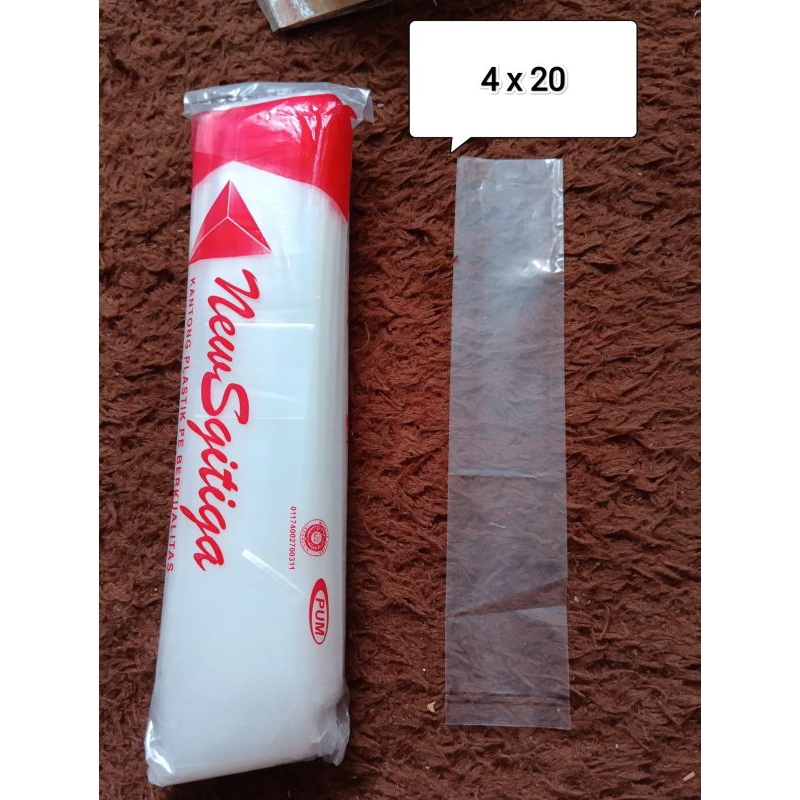 Plastik Pe Ukuran 4x20 Plastik Es lilin Es mambo Sambal