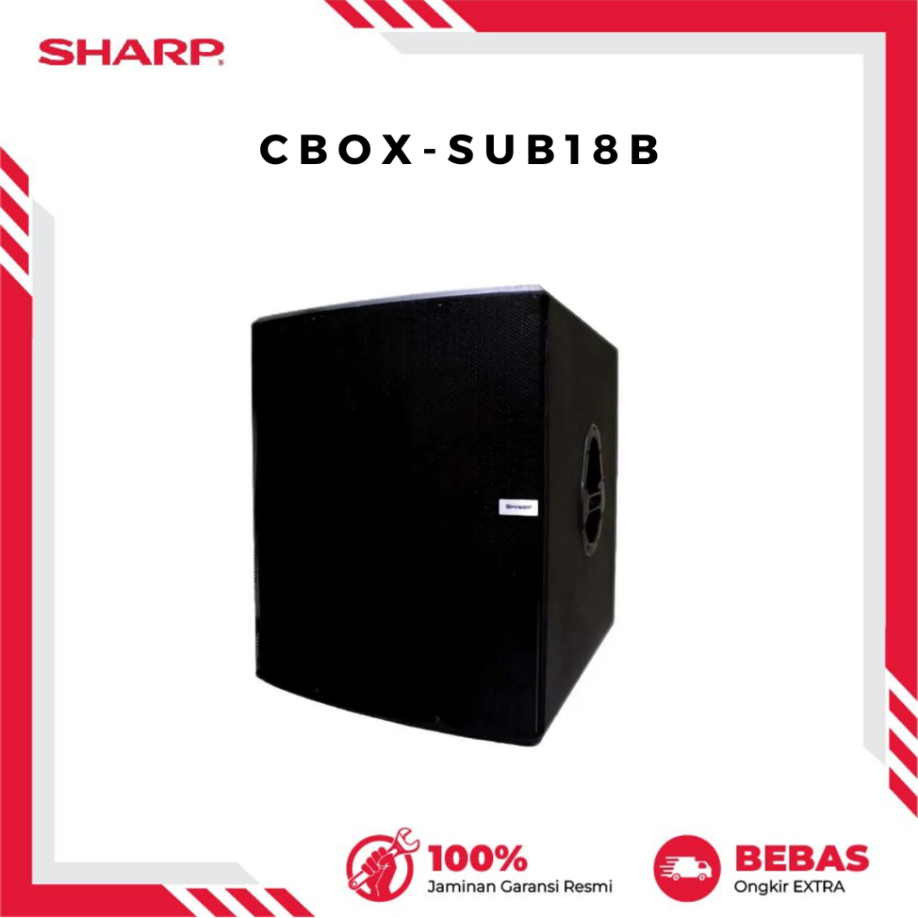 SHARP SPEAKER 18 INCH CBOX-SUB18B