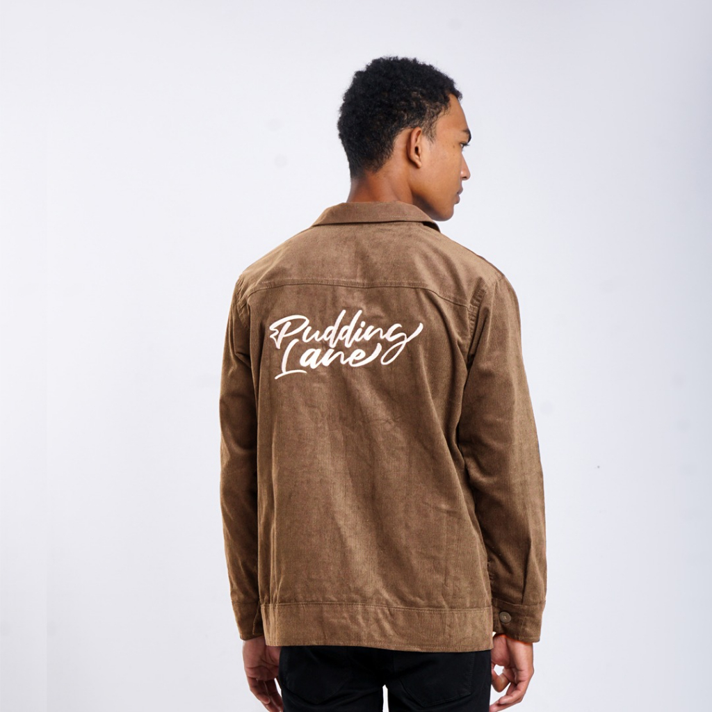 Puddinglane Jaket Unisex Pria Wanita Lengan Panjang Jacket With Pocket Dominic