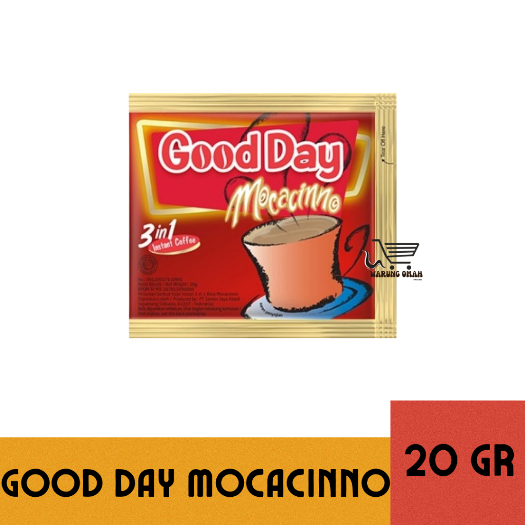 

KOPI INSTAN GOOD DAY MOCACINNO 20 GR - TERMURAH