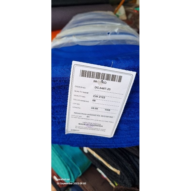 KAIN SERAGAM IGTKI BIRU BENHUR