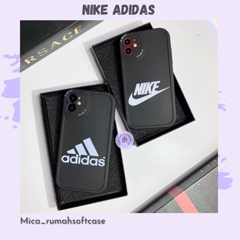 CASE OVAL NIKE ADIDAS FOR IPHONE 6/6S 6+/6S+ 7/8 SE 7+/8+ X/XS XR XSMAX 11 12 13 14 PROMAX