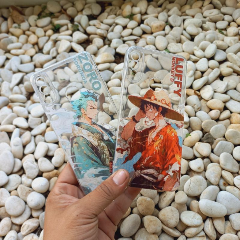 Case Asus X01BDA Softcase Clear Gambar Anime One piece Luffy And Zoro Asus Zenfone Max Pro M2 ZB631K