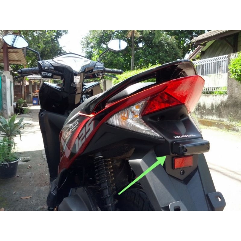 Cover lampu nopol belakang vario techno 125 fi old kzr