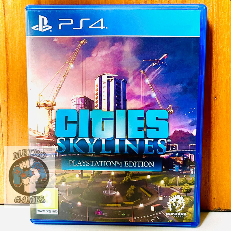 Ps4 Cities Skylines Kaset Cities Skylines PS 4 Playstation Games Game City skylines sky lines line c