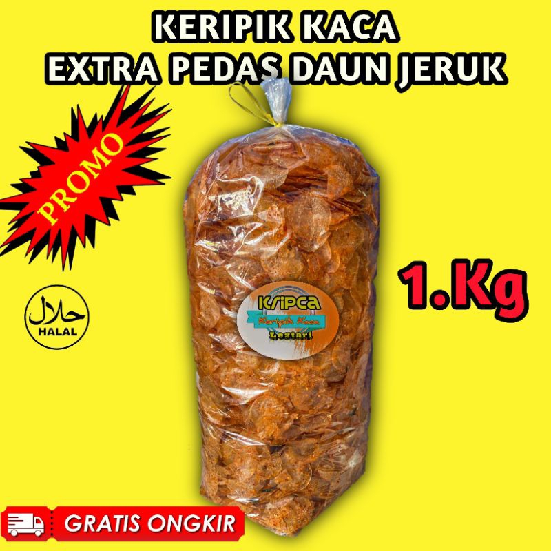 

PROMO KERIPIK KACA 1.KG | MURAH | KRIPCA | BELEDAG | EXTRA PEDAS DAUN JERUK/ KERIPIK BELING