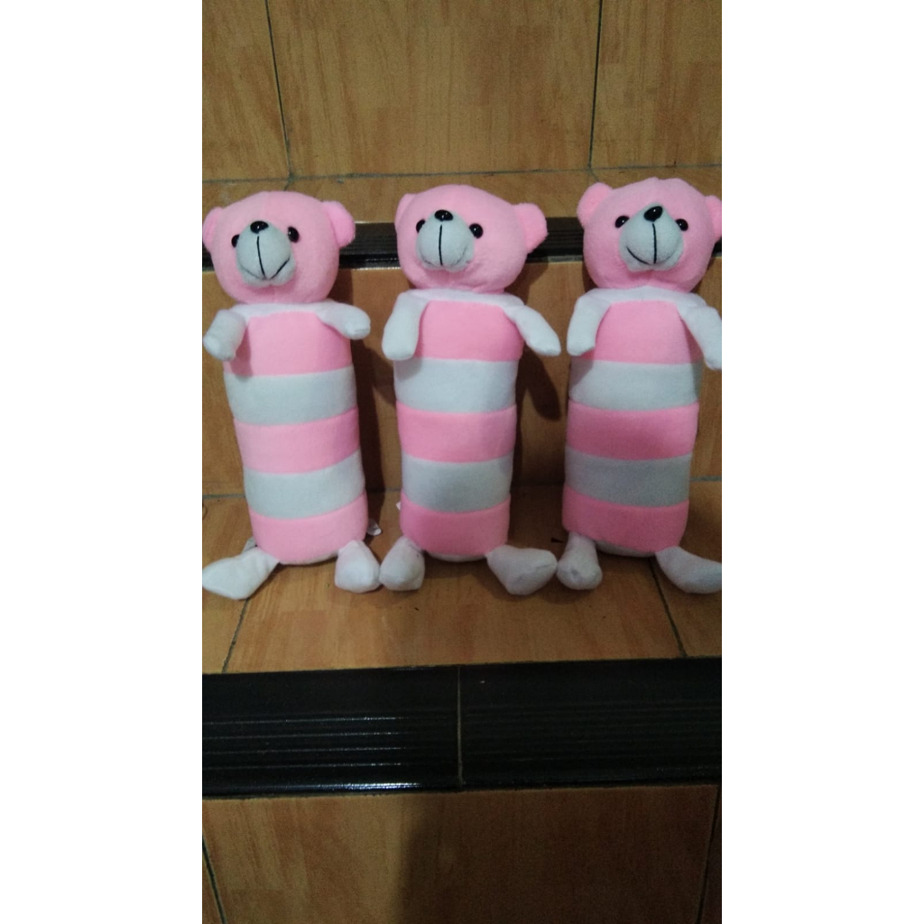 Boneka Guling bear mini/Guling karakter mini/Boneka Murah/Guling Baby