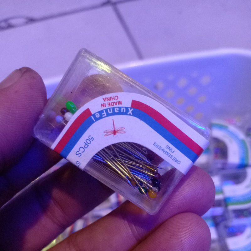 1 BoX JARUM PENTUL MINI DAN BESAR | JARUM ACC KAIN