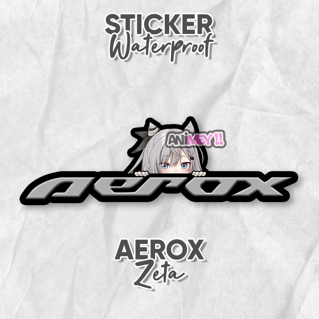 

Stiker Vestia Zeta Logo Aerox / Stiker Anime Waterproof