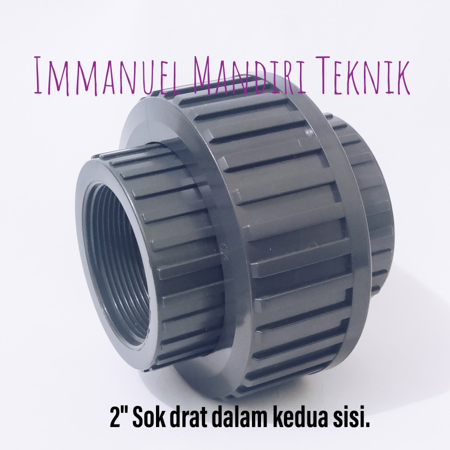 Watermur Drat Dalam 2" Pvc KDJ / Water Mur 2 inch CM Taiwan