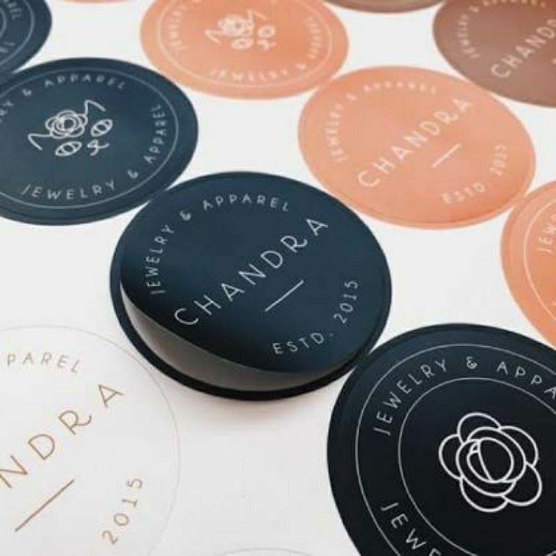 

CETAK STIKER LABEL CUSTOM MURAH LABEL LOGO OLSHOP MAKANAN DLL