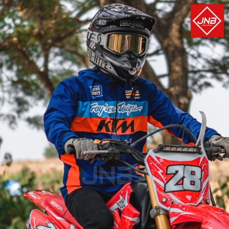 JAKET PRIA KTM / MEN'S JACKET , JAKET PARASUT / PARACHUTE JACKET, JAKET SUNMORI, JAKET SUPERMOTO MOT