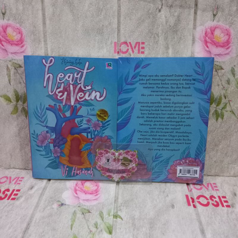 Buku Novel Heart & Vein by Shining Haha / Vi Hasanah
