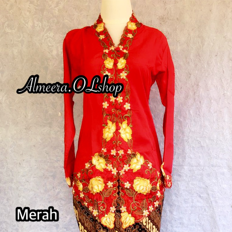 kebaya encim ld 140 warna kombinasi