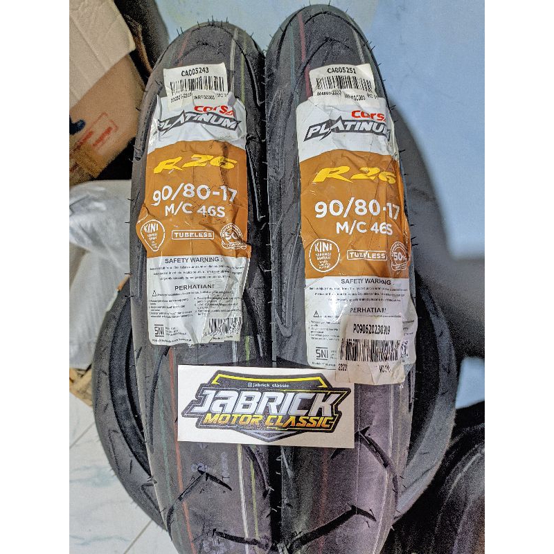 CORSA R26 90/80-17 TUBELLES (TL)