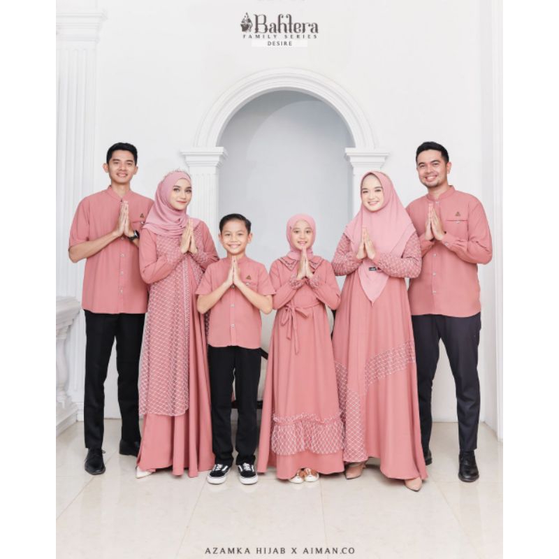 Azamka - Bahtera Sarimbit Family Series - Baju Lebaran Set Keluarga