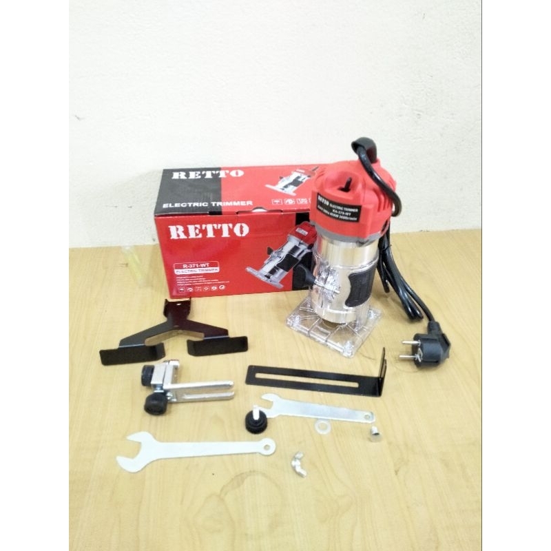 Mesin Propil Kayu INOTEC IT-370 Profesional Electric Trimmer Router Ukir Kayu INOTEC Heavy Duty