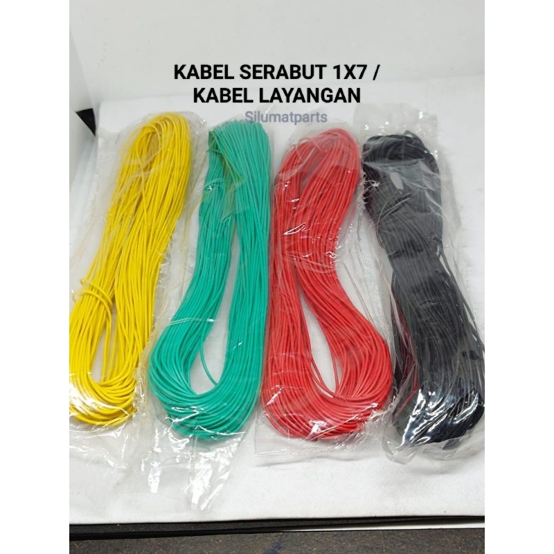 

(METERAN) KABEL SERABUT 1X7 / Kabel Layangan