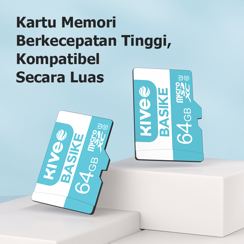 (HOT)BASIKE Memory Card HP Kartu Memori SD 256GB 128GB 64GB  32GB 16GB 180MBps SD Cards Original