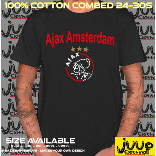 KAOS BAJU TSHIRT PAKIAN DISTRO AJAX AMSTERDAM