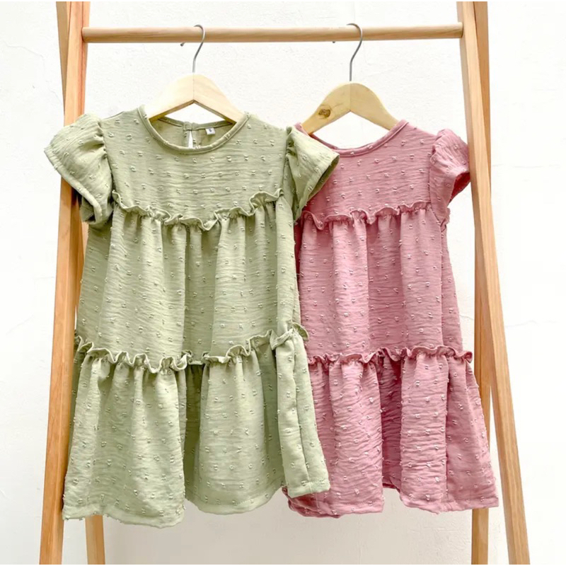 Dress Anak Bahan Crinkle uragiri