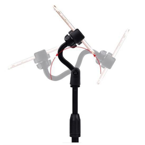 Phone Holder HP Tripod Handphone Standing Meja Penyangga Livestreaming Stand Tatakan Dudukan Tripot Adjustable Universal 360 Pro-2