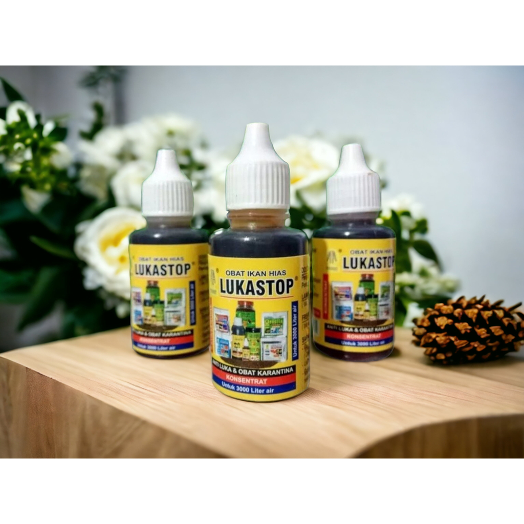 LUKA STOP LUKASTOP 30ml Obat Luka Jamur Cair ikan Hias koi