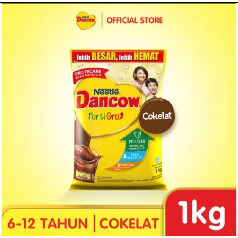 

dancow instan putih coklat 1kg