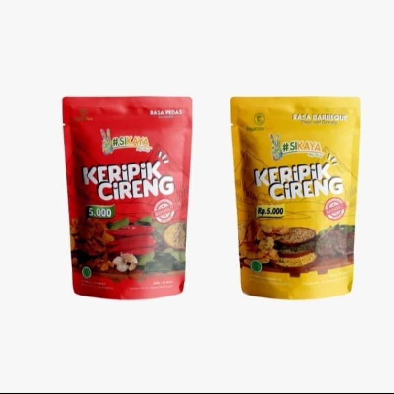 

Sikaya - Snack Makanan Ringan Keripik Cireng Goreng Pedas 100gr