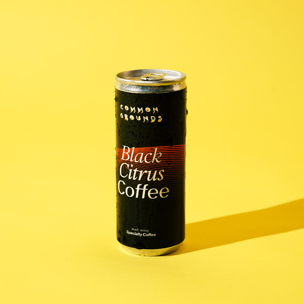 

Common Grounds Canned Coffee : Black Citrus