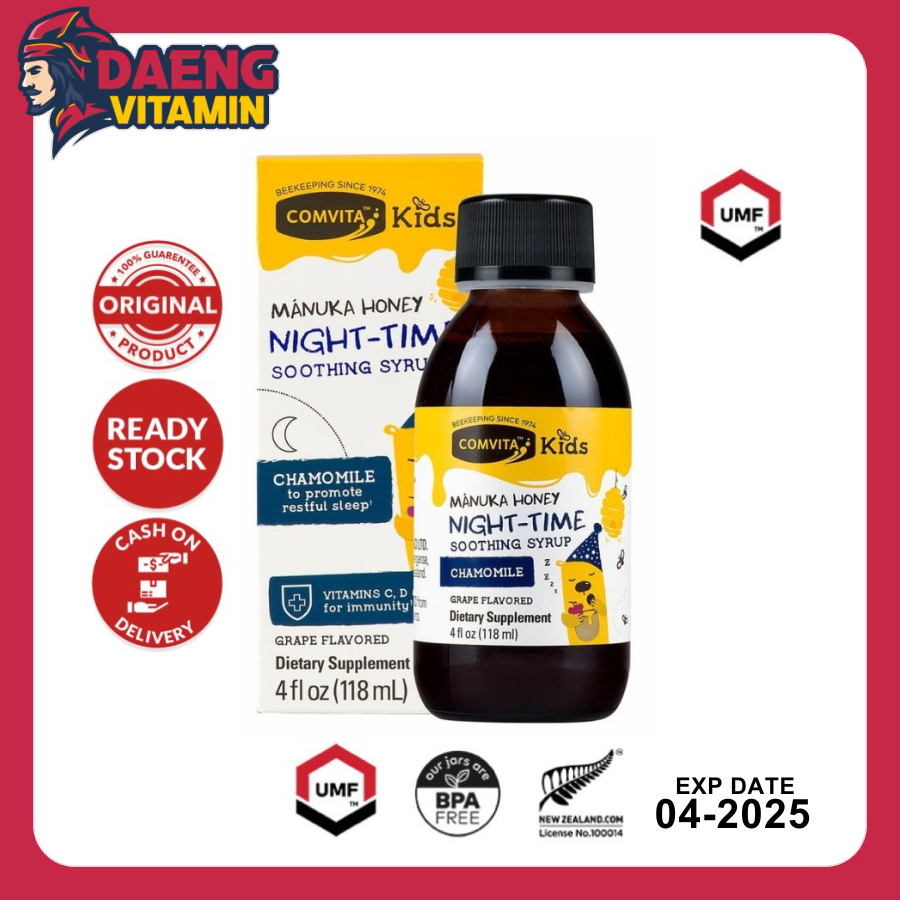 COMVITA Kids Night Time Soothing Syrup UMF 10+ 118 ml- obat batuk anak