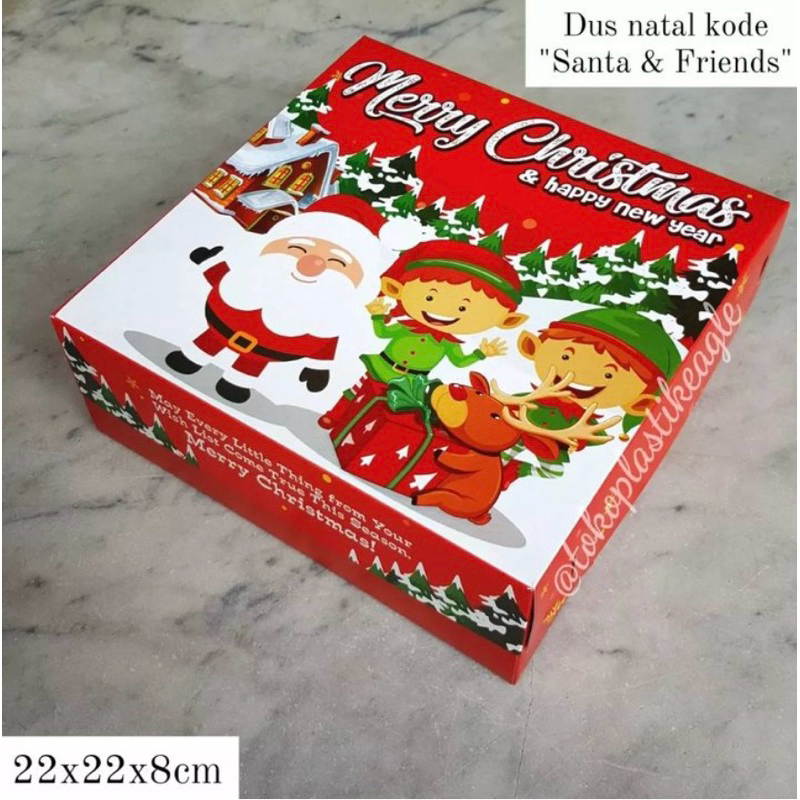 

[CHRISTMAS EDITION] Dus Natal SANTA & FRIENDS 22X22X8CM