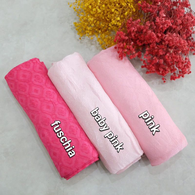 kain batik cap tulis bahan viscose polos semi sutra