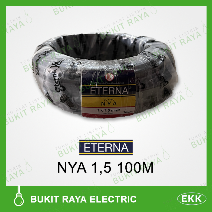 Eterna Kabel NYA 1,5 100 Meter