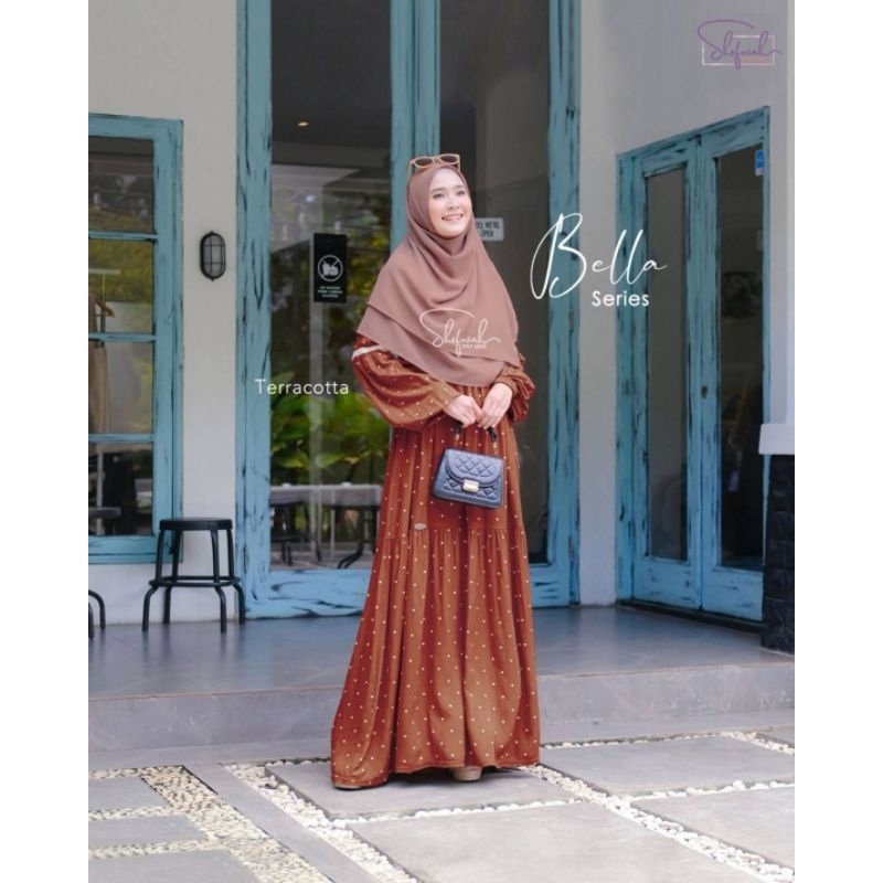 [SHOFWAH] BELLA DRESS GAMIS POLKADOT KOREAN STYLE