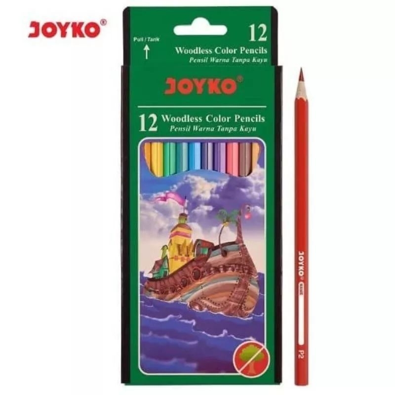 

Pensil Warna Joyko Panjang (12pcs)