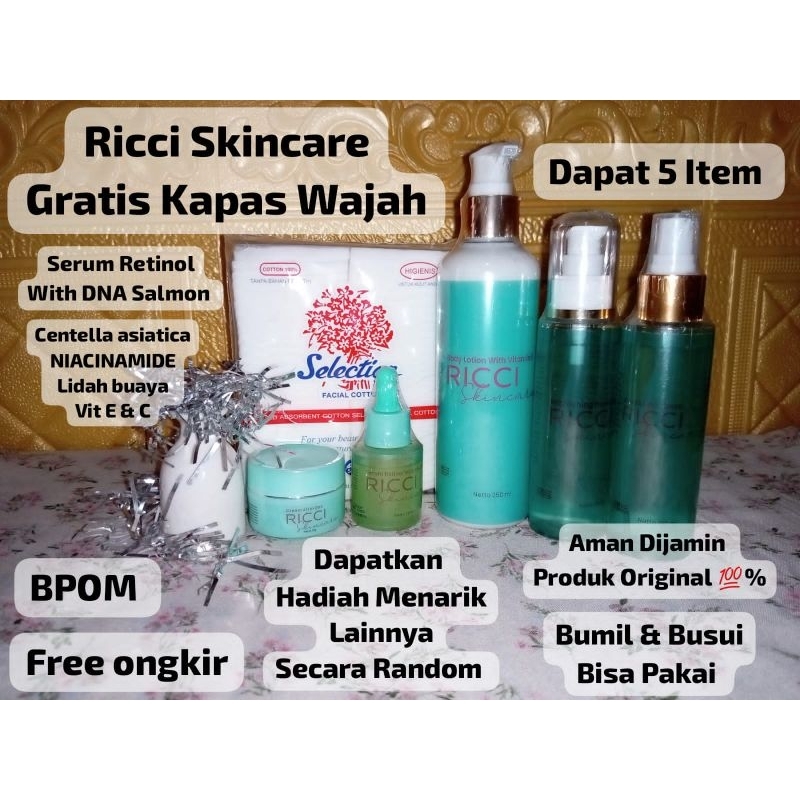 RICCI Skincare BPOM Paket lengkap termurah