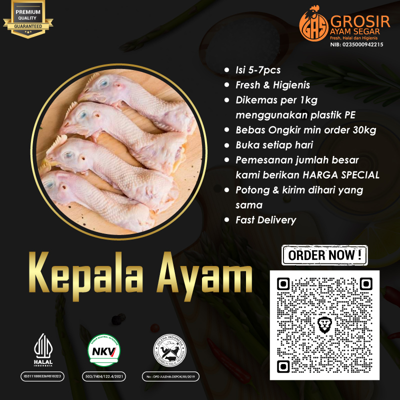 

Kepala Ayam 1kg