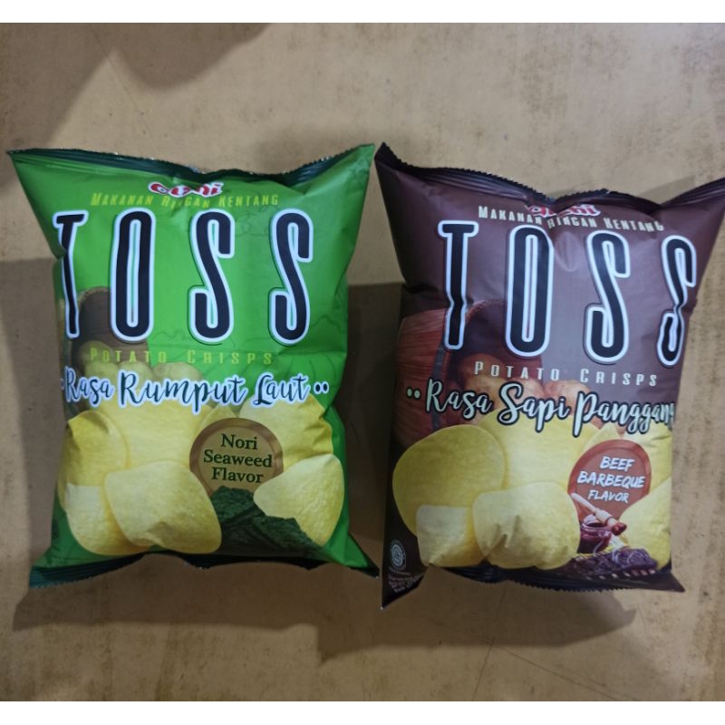 

Oishi Toss Snack Kentang Rasa Sapi Panggang / Rumput Laut 75gr