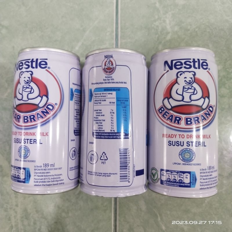 

nestle bear brand Ready To Drink milk susu steril bear brand