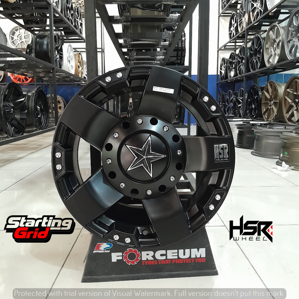 Velg Mobil HSR R16 model offroad buat Xpander, Rush, Terios, Stargazer - Pelek racing ring 16 tipe r