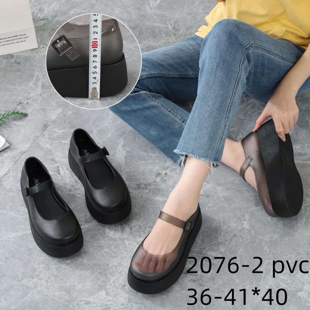 Promo Sepatu Platform Wedges Wanita Import Alina 2076-2