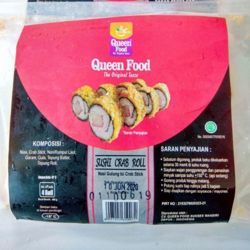 

Queen Food Sushi Crabs Roll