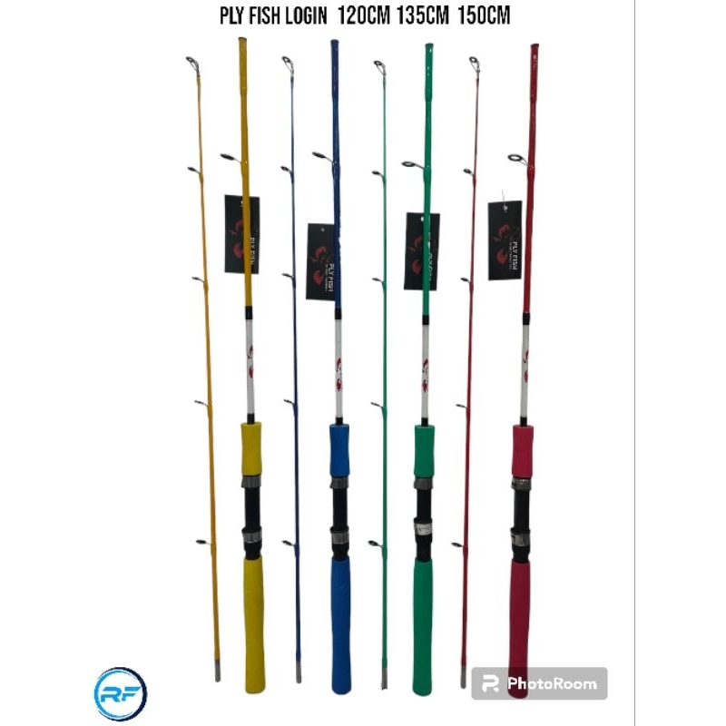 Joran Fiber PLY FISH Login 120/135/150Cm Joran Fiber Solid Lentur / Joran Udang