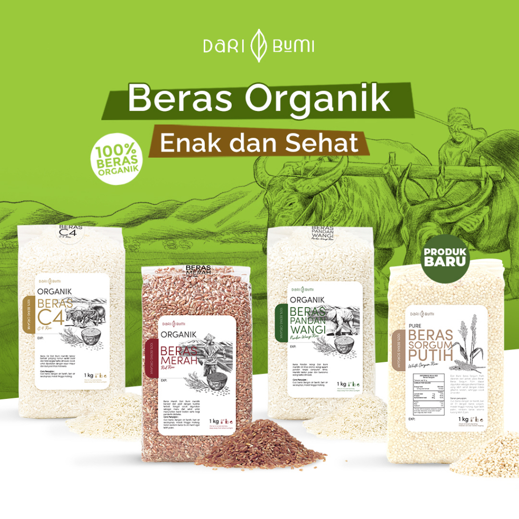 

Dari Bumi Beras Organik 1 Kg Premium Pure