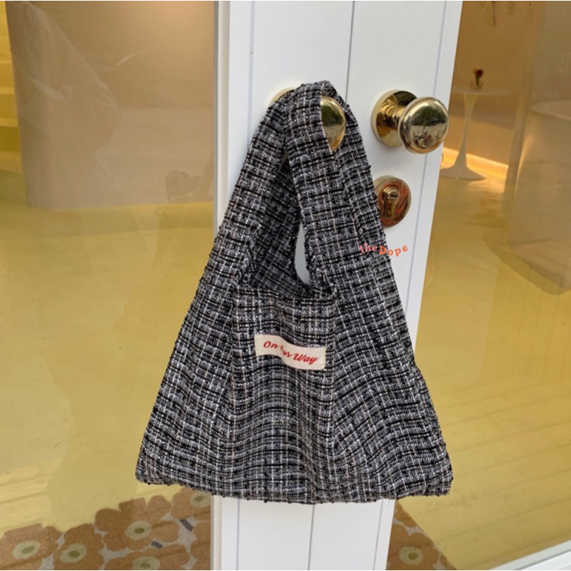 Dope - Laura Knot Bag Tote Bag Tas Tangan Wanita Motif Korean Style Lucu