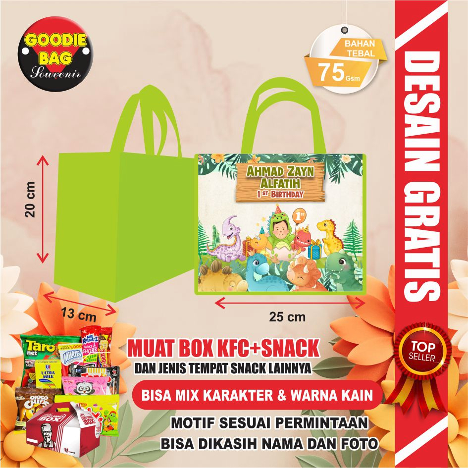 

TAS ULTAH TERLARIS / TAS ULANG TAHUN / TAS ULTAH ANAK / TAS SOUVENIR ULTAH / TAS BINGKISAN / goodie bag