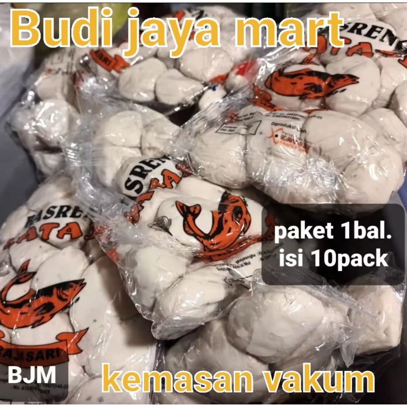 

paket 1ball/10bks Baso goreng kataji kemasan vakum