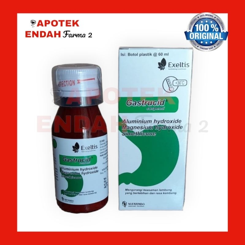 GASTRUCID SIRUP 60 ML obat lambung
